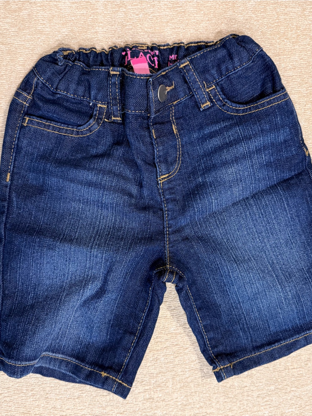 Children’s place Girls' Dark Blue Denim Shorts